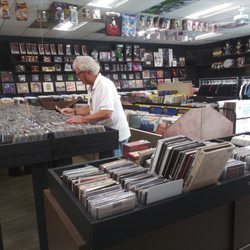Rody's Records - Another Rody's regular browsing our fantastic selection of used and new cds!
