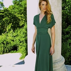 Veronica Bond - VERONICA BOND München, grünes langes Abendkleid