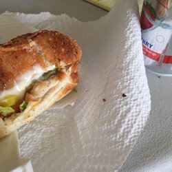 Subway - Employees are wonderful but I'm not sure how sanitary the place is because there was a blue hair on my sandwich.