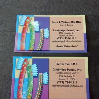 Karen Walters, DDS - Cambridge/Simply Making Smiles are one in the same. - General Dentistry Near Me - Houston, Texas Karen Walters, DDS - Cambridge/Simply Making Smiles are one in the same. - General Dentistry Near Me - Houston, Texas