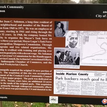 Juan Solomon Park - Park history - Parks Near Me - Indianapolis, Indiana