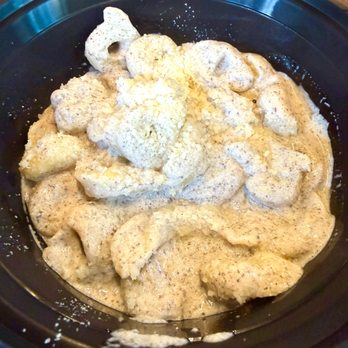 Cotto E Crudo Enoteca - Tartufo (cheese tortellini in cream truffle sauce) - Italian Near Me - Houston, Texas Cotto E Crudo Enoteca - Tartufo (cheese tortellini in cream truffle sauce) - Italian Near Me - Houston, Texas