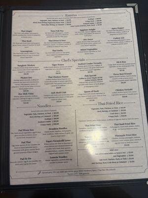 Menu photo 1 Yaya’s Thai San Antonio, TX Menu photo 1 Yaya’s Thai San Antonio, TX