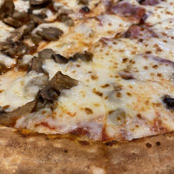 Papa Johns Pizza - a pizza with mushrooms and cheese - Pizza Near Me - Quartz Hill, California