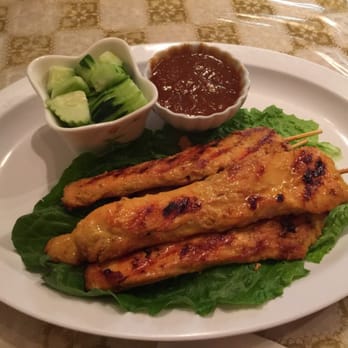New Thai Cuisine - 20mins Satay Chicken - Thai Near Me - Merced, California