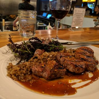 The Chef's Table - My wife had the pork tenderloin medallions. It'll either get this next or the sea bass. - New American Near Me - Rocklin, California
