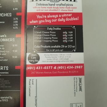 Papa Sam's Pizza - Menu part 6 - Pizza Near Me - East Providence, Rhode Island Papa Sam's Pizza - Menu part 6 - Pizza Near Me - East Providence, Rhode Island
