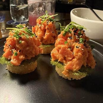 Choi's - Spicy Tuna Gamtae Crispy Rice - Wine Bars Near Me - San Diego, California Choi's - Spicy Tuna Gamtae Crispy Rice - Wine Bars Near Me - San Diego, California