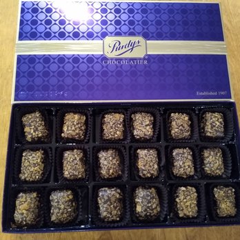 Purdys Chocolatier - 18 pieces of their Turona chocolates (almond/hazelnut gianduja, milk and Dark chocolate and crispy French pastry flakes) $23. - Chocolatiers & Shops Near Me - Ottawa, Ontario Purdys Chocolatier - 18 pieces of their Turona chocolates (almond/hazelnut gianduja, milk and Dark chocolate and crispy French pastry flakes) $23. - Chocolatiers & Shops Near Me - Ottawa, Ontario