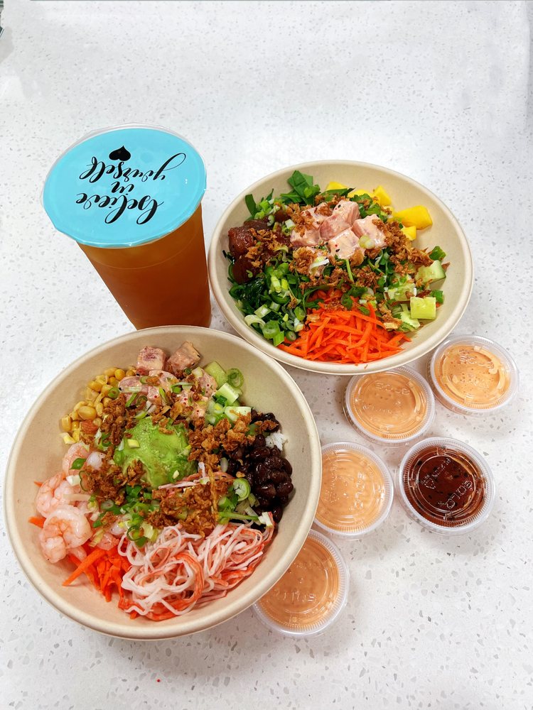 Food from F&F Poke Bowl