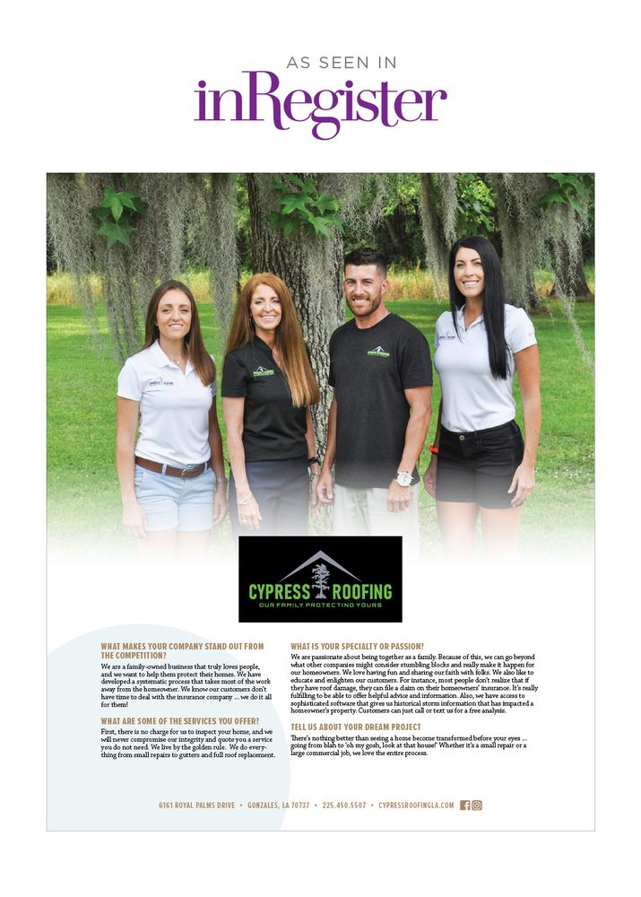 Slide of Cypress Roofing