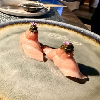 Okonori - Toro sashimi with caviar - Sushi Bars Near Me - Carmel, Indiana