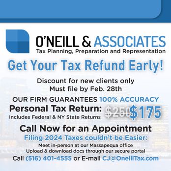 O'Neill & Associates - Tax Services Near Me - Massapequa, New York O'Neill & Associates - Tax Services Near Me - Massapequa, New York