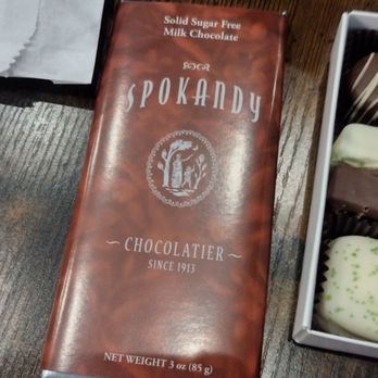 Spokandy - Sugar free (available in dark too) - Candy Stores Near Me - Spokane, Washington