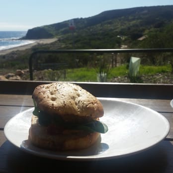 Boatshed Cafe - Quinoa burger with a view, jealous? Stop being jealous and come down here! - Pizza Near Me - Hallett Cove, SA