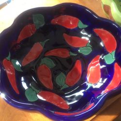Mexican Talavera - Chilli/pasta Bowl