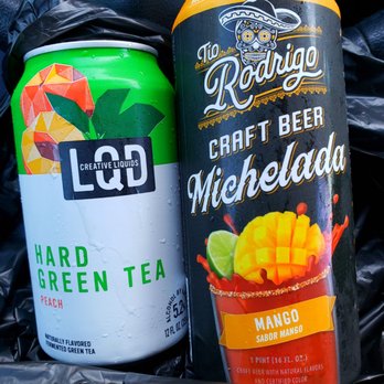 Marly Mart - two cans of craft beer and a can of hard green tea - Beer, Wine & Spirits Near Me - Murrieta, California Marly Mart - two cans of craft beer and a can of hard green tea - Beer, Wine & Spirits Near Me - Murrieta, California