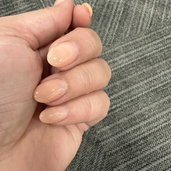 QQ Nails & Spa - Gel extensions vs. the usual acrylic fills. In comparison is nicely thin with a fairly nude gel polish - Hair Removal Near Me - New York, New York QQ Nails & Spa - Gel extensions vs. the usual acrylic fills. In comparison is nicely thin with a fairly nude gel polish - Hair Removal Near Me - New York, New York