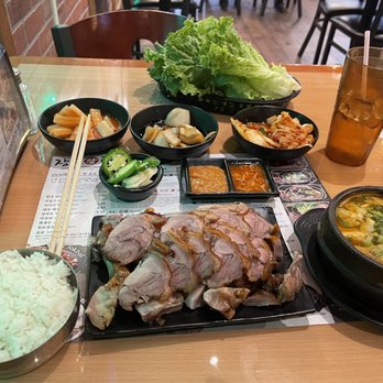 Jang Choong Dong - M6 Jokbal Jungsik - sliced pork trotters with soybean paste - Korean Near Me - Houston, Texas