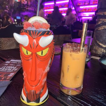 Roka Hula - Go-go devil (left) and boneshaker boba (right) - Beer, Wine & Spirits Near Me - Orlando, Florida