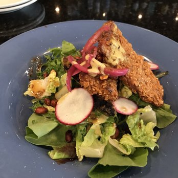Bar Rio - Grilled Avacado Salad w/Plaintain crusted Mahi Mahi - Tapas Bars Near Me - Bend, Oregon