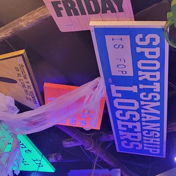 Senor Frog's - Funny quirky signs on the ceiling - Mexican Near Me - Orlando, Florida