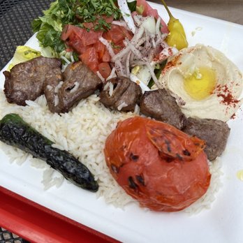 Mama's Hummus - Lamb Kabob Plate - Middle Eastern Near Me - Camarillo, California