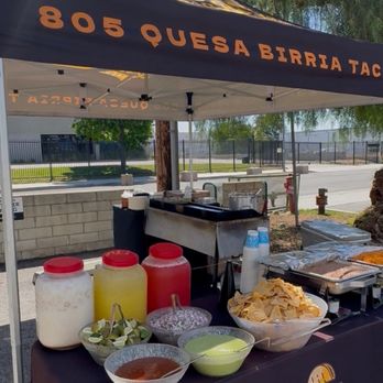 805 Quesa Birria Tacos - Some of the spread from one work event! The horchata and Frescas were also so amazing - Caterers Near Me - Simi Valley , California 805 Quesa Birria Tacos - Some of the spread from one work event! The horchata and Frescas were also so amazing - Caterers Near Me - Simi Valley , California