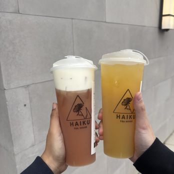 Haiku Teahouse - Guava Tea, 24 oz., Calamansi Tea, 24 oz. - Bubble Tea Near Me - San Jose, California