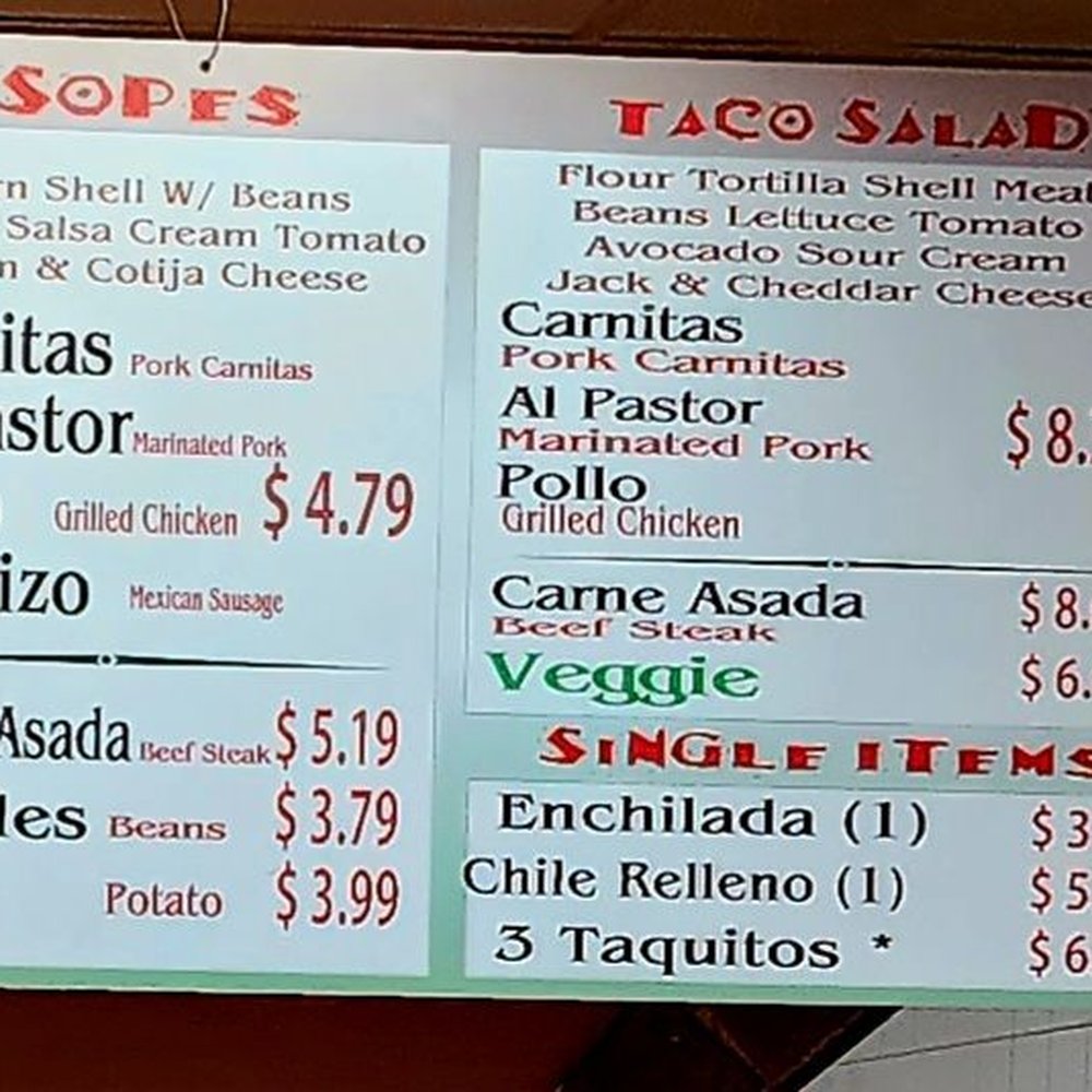 El Camino Real - Sopes & Salads. - Mexican Near Me - Fullerton, California