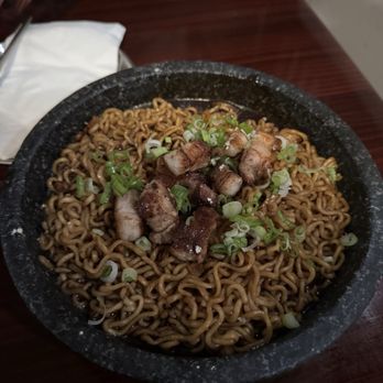 Woowa - chapagetti with pork belly - Korean Near Me - Gardena, California