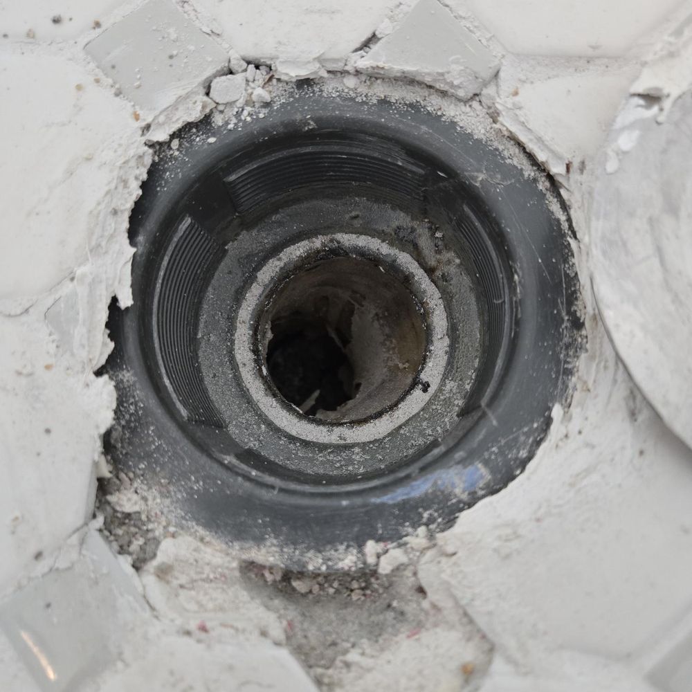 Kyra Homes Kitchen & Bath Remodeling - This drain type is specifically made for premolded plastic shower pans and not tile shower floors. They just put tons of caulk around it. - Kitchen & Bath Near Me - Spring, Texas Kyra Homes Kitchen & Bath Remodeling - This drain type is specifically made for premolded plastic shower pans and not tile shower floors. They just put tons of caulk around it. - Kitchen & Bath Near Me - Spring, Texas