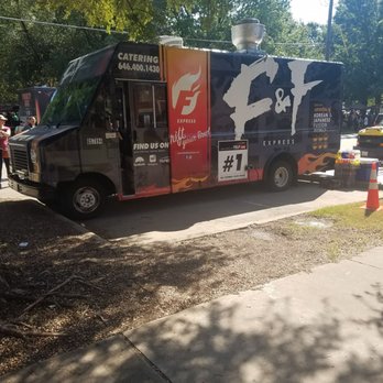 FandF Express - Their food truck - very clean and has great graphic designs on it - Food Trucks Near Me - Addison, Texas