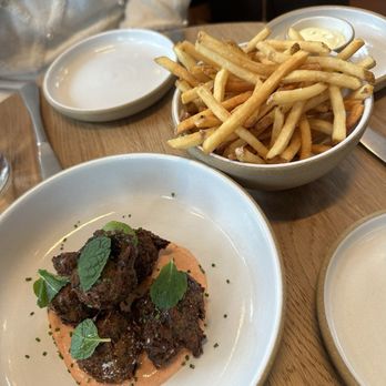Pasque - Beignets and fries with aioli - Desserts Near Me - Denver, Colorado Pasque - Beignets and fries with aioli - Desserts Near Me - Denver, Colorado