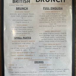 Brunch Menu Brunch Menu