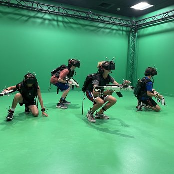 Sandbox VR - Get down! What WAS that? - Virtual Reality Centers Near Me - Oak Brook, Illinois