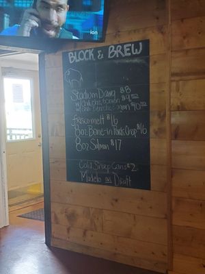 Menu photo 1 Block and Brew Knightstown, IN