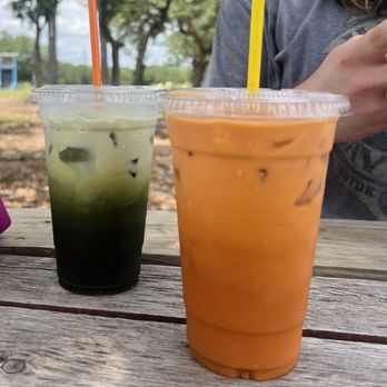Thai 2 U - Thai Tea or Thai Green Tea - Food Trucks Near Me - Spring Branch, Texas