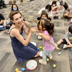 Almaden Academy of Music - We have a blast in our group preK classes and see a real orchestral instrument each week.