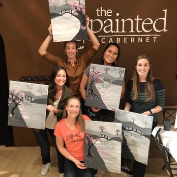 The Painted Cabernet - Ta-da! - Paint & Sip Near Me - Santa Barbara, California