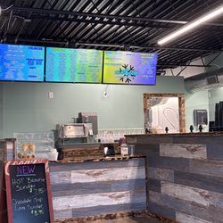 The Cup & Cone - Menu/counter