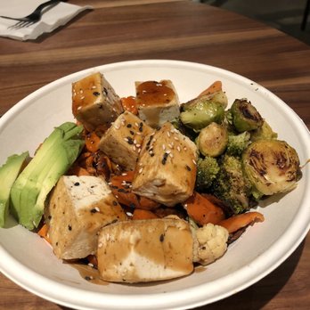 Original ChopShop - Teriyaki bowl with tofu and sweet potato hash - Salad Near Me - Mesa, Arizona Original ChopShop - Teriyaki bowl with tofu and sweet potato hash - Salad Near Me - Mesa, Arizona