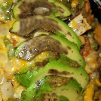 Kickback Jack's - Santa Fe Skillet with Chicken With Avocado that belongs in the trash can - American Near Me - Rancho Cucamonga, California Kickback Jack's - Santa Fe Skillet with Chicken With Avocado that belongs in the trash can - American Near Me - Rancho Cucamonga, California