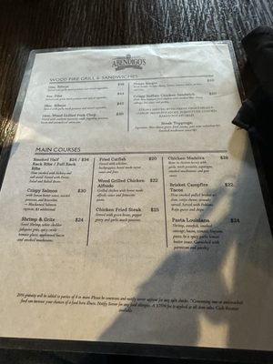 Menu photo 6 Abendigo's Grill & Patio Broken Bow, OK
