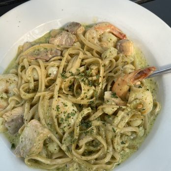 Capriccio Inc - Seafood Pesto Pasta - I love you - Italian Near Me - Ventura, California