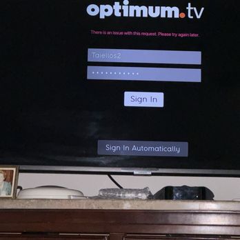 Optimum Cable/Cablevision - The message on the screen of the scumbag Optimum cable company - Television Service Providers Near Me Optimum Cable/Cablevision - The message on the screen of the scumbag Optimum cable company - Television Service Providers Near Me