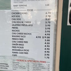 The food section