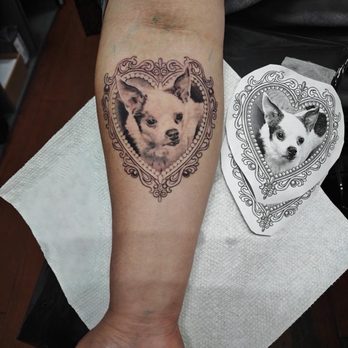 IFA2 Tattoo Studio - Dog Portrait. - Tattoo Near Me - Alhambra, California IFA2 Tattoo Studio - Dog Portrait. - Tattoo Near Me - Alhambra, California