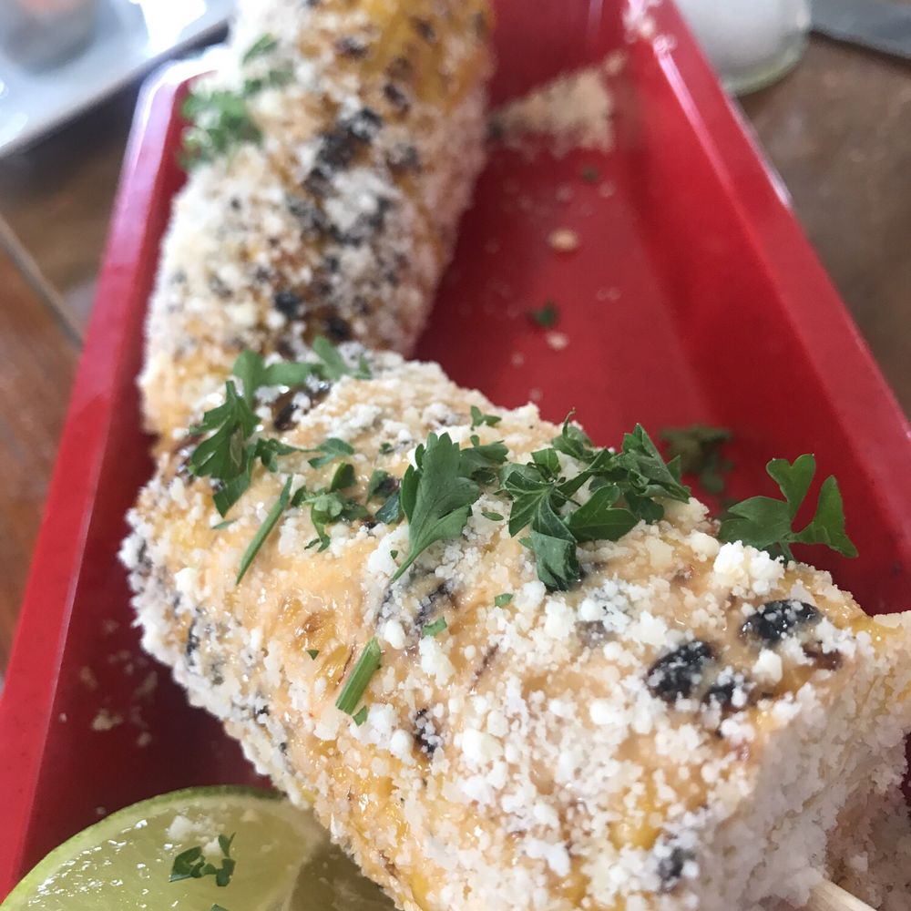 Millie's - Elote corn could've been warmer. - Tex-Mex Near Me - Nantucket, Massachusetts