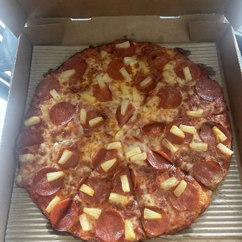 Pizza Guys - Gf crust pepperoni pineapple - Pizza Near Me - Santa Clarita, California Pizza Guys - Gf crust pepperoni pineapple - Pizza Near Me - Santa Clarita, California
